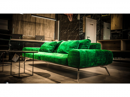 Canapea Linda Modulara Personalizabila 256cm Stil Contemporan Cadru Metal Tapiterie Stofa sau Piele [22]