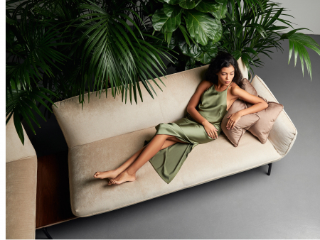 Canapea cu Masuta Lotus Modulara Personalizabila Stil Contemporan Cadru Lemn Masiv Tapiterie Stofa sau Piele [16]