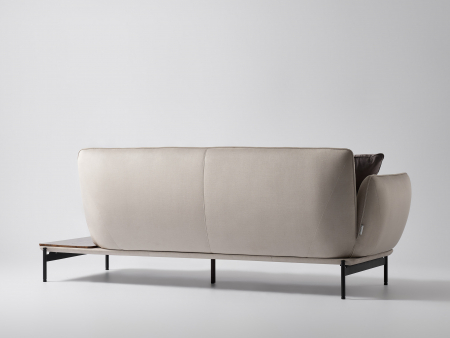 Canapea cu Masuta Lotus Modulara Personalizabila Stil Contemporan Cadru Lemn Masiv Tapiterie Stofa sau Piele [10]