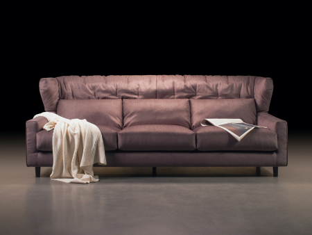 Canapea Milton Modulara Personalizabila 239cm Stil Contemporan Cadru Lemn Masiv Tapiterie Stofa sau Piele [2]