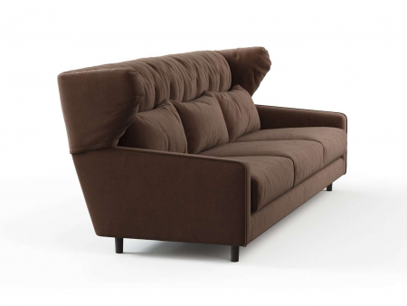 Canapea Milton Modulara Personalizabila 239cm Stil Contemporan Cadru Lemn Masiv Tapiterie Stofa sau Piele [5]