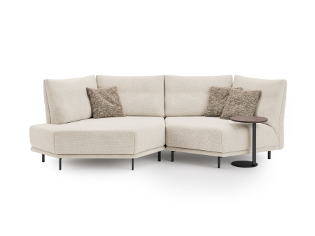 Canapea modulara Anaga, personalizabila, cadru lemn masiv, tapiterie stofa, stil Contemporan [8]