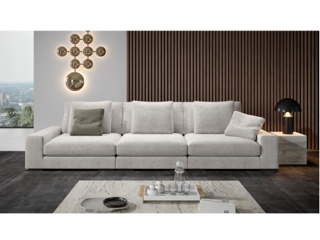Canapea modulara Avant, personalizabila, cadru lemn masiv, tapiterie stofa, stil modern [1]