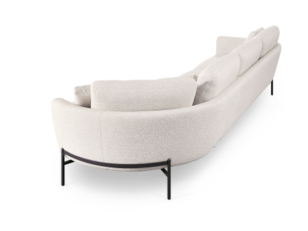 Canapea modulara Hudson, personalizabila, cadru lemn masiv, tapiterie stofa, stil Contemporan [5]