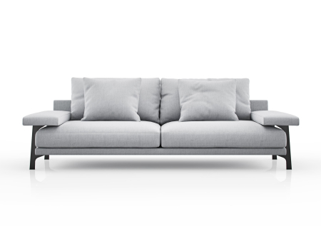 Canapea modulara Onyx, personalizabila, cadru lemn masiv si otel, tapiterie stofa, stil Contemporan [1]