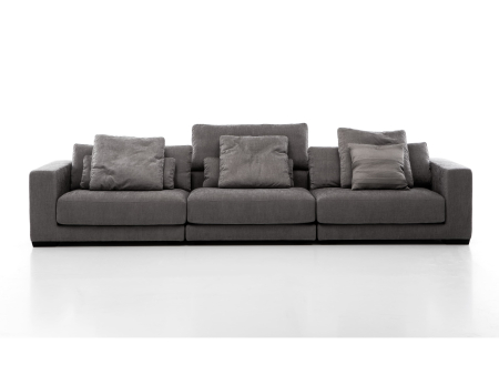 Canapea modulara Samoa, personalizabila, cadru lemn masiv, tapiterie stofa, stil Contemporan [1]