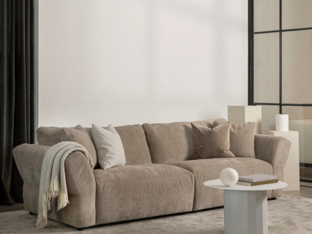 Canapea Morga Modulara Personalizabila 166-277cm Cadru Lemn Masiv Stil Scandinav Tapiterie Stofa sau Piele [8]