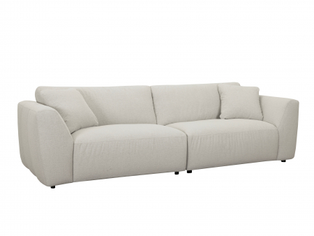 Canapea Morga Modulara Personalizabila 166-277cm Cadru Lemn Masiv Stil Scandinav Tapiterie Stofa sau Piele [2]