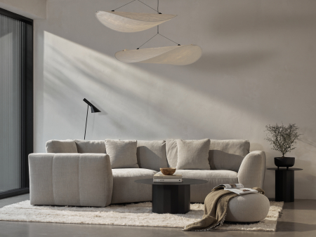 Canapea Morga Modulara Personalizabila 166-277cm Cadru Lemn Masiv Stil Scandinav Tapiterie Stofa sau Piele [12]