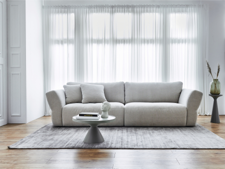 Canapea Morga Modulara Personalizabila 166-277cm Cadru Lemn Masiv Stil Scandinav Tapiterie Stofa sau Piele [1]