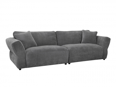Canapea Morga Modulara Personalizabila 166-277cm Cadru Lemn Masiv Stil Scandinav Tapiterie Stofa sau Piele [14]