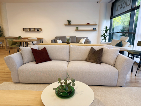 Canapea Morga 277x105cm, cadru lemn masiv, stofa Austin Silve SALE [1]