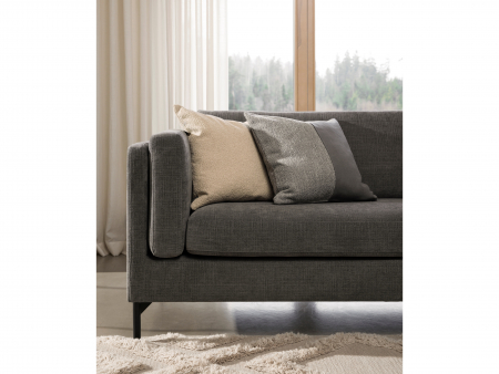 Canapea Nordic Duo Modulara Personalizabila 152-242cm Cadru Lemn Masiv Stil Scandinav Tapiterie Stofa sau Piele [2]