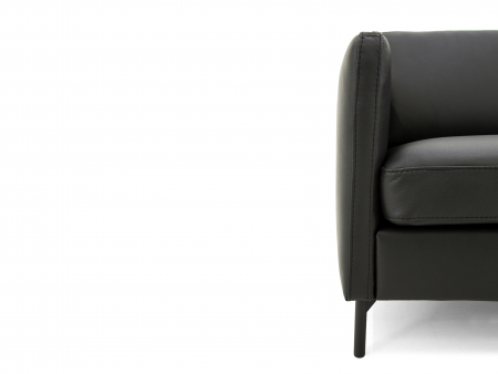 Canapea Nordic Modulara Personalizabila 152-242cm Cadru Lemn Masiv Stil Scandinav Tapiterie Piele [3]