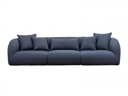 Canapele 2-3 Locuri - Canapea Pebble Modulara Personalizabila 146-306cm Cadru Lemn Masiv Tapiterie Stofa