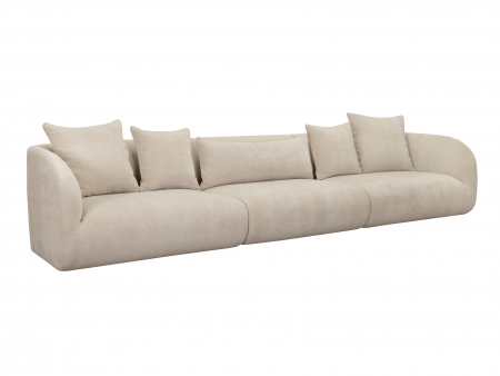 Canapele 2-3 Locuri - Canapea Pebble Natron Modulara Personalizabila 146-306cm Cadru Lemn Masiv Tapiterie Stofa