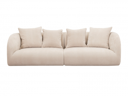 Canapea Pebble Smoke Modulara Personalizabila 146-306cm Cadru Lemn Masiv Tapiterie Stofa [3]