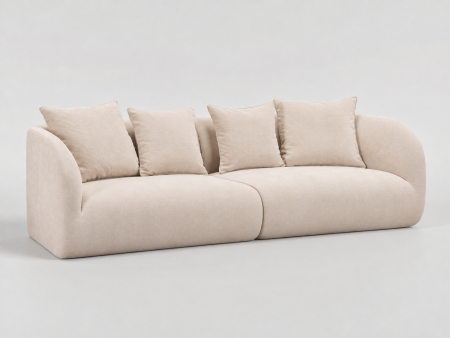 Canapele 2-3 Locuri - Canapea modulara Pebble, personalizabila, 146-306cm, cadru lemn masiv, tapiterie stofa