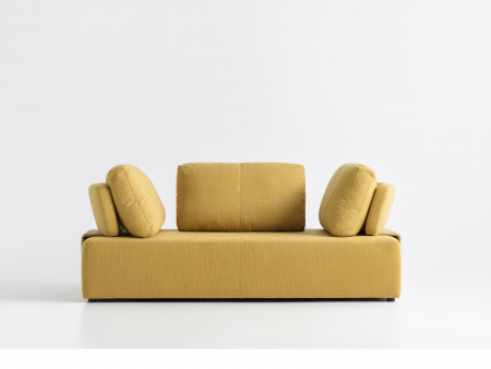 Canapea Puff Modulara Personalizabila 300cm Stil Contemporan Cadru Lemn Masiv Tapiterie Stofa sau Piele [19]