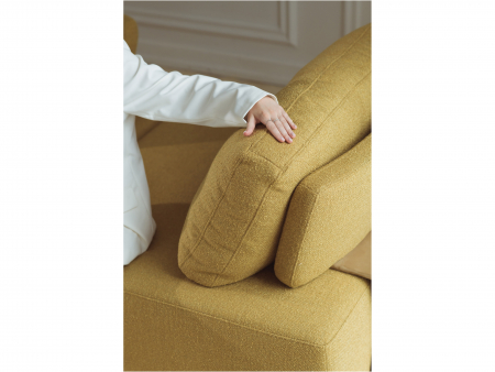 Canapea Puff Modulara Personalizabila 300cm Stil Contemporan Cadru Lemn Masiv Tapiterie Stofa sau Piele [15]
