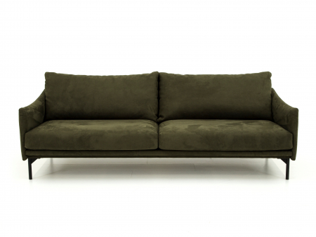 Canapea Smile Modulara Personalizabila 130-220cm Cadru Lemn Masiv Stil Scandinav Tapiterie Stofa sau Piele [2]