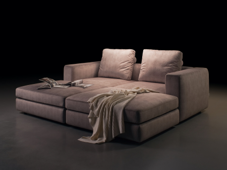 Canapea Soho Modulara Personalizabila 250cm Stil Contemporan Cadru Lemn Masiv Tapiterie Stofa sau Piele [8]