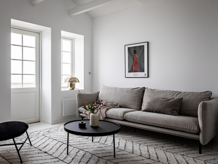 Canapea Suny Modulara Personalizabila 136-226cm Cadru Lemn Masiv Stil Scandinav Tapiterie Stofa sau Piele [6]