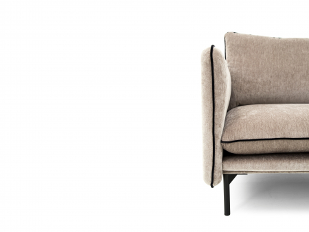 Canapea Suny Modulara Personalizabila 136-226cm Cadru Lemn Masiv Stil Scandinav Tapiterie Stofa sau Piele [4]