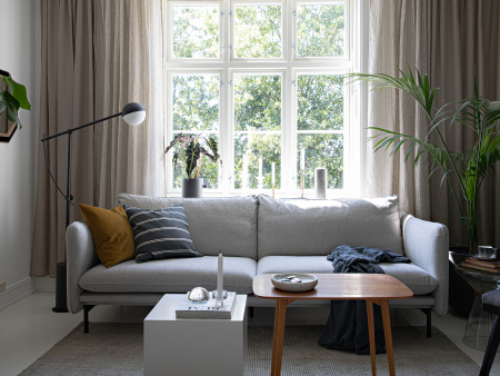 Canapea Suny Modulara Personalizabila 136-226cm Cadru Lemn Masiv Stil Scandinav Tapiterie Stofa sau Piele [10]