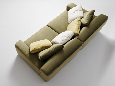 Canapea Tutto U Modulara Personalizabila 258cm Stil Scandinav Cadru Lemn Masiv Tapiterie Stofa sau Piele [5]