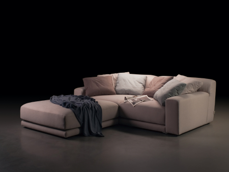 Canapea Tutto U Modulara Personalizabila 258cm Stil Scandinav Cadru Lemn Masiv Tapiterie Stofa sau Piele [10]