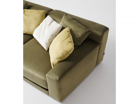 Canapea Tutto U Modulara Personalizabila 258cm Stil Scandinav Cadru Lemn Masiv Tapiterie Stofa sau Piele [3]