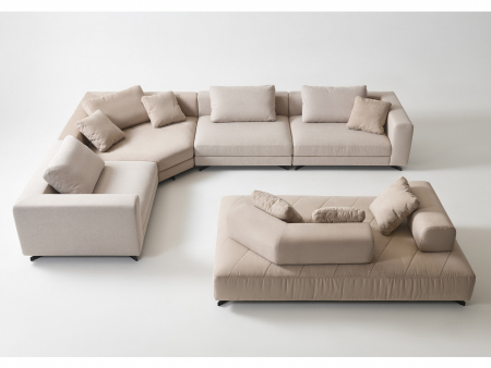 Coltar Coin Modular Personalizabil 420x298cm Stil Contemporan Cadru Lemn Masiv Tapiterie Stofa sau Piele [5]
