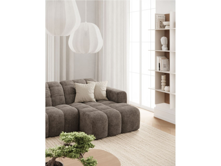 Coltar cu recliner Beach, modular, personalizabil, cadru lemn masiv, stil Japandi, tapiterie stofa sau piele [7]