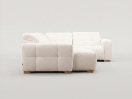 Canapea cu recliner Beach, modular, personalizabil, cadru lemn masiv, stil Japandi, tapiterie stofa sau piele [8]