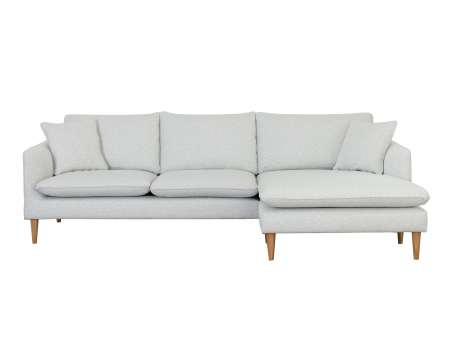 Coltar cu Sezlong Linden Modular Personalizabil 254cm Cadru Lemn Masiv Stil Scandinav Tapiterie Stofa sau Piele [4]