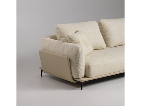 Coltar cu Sezlong Naive Modular Personalizabil 336cm Stil Contemporan Cadru Lemn Masiv Tapiterie Stofa sau Piele [3]