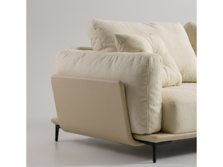 Coltar cu Sezlong Naive Modular Personalizabil 336cm Stil Contemporan Cadru Lemn Masiv Tapiterie Stofa sau Piele [8]
