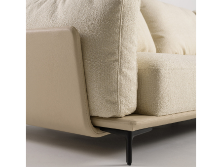 Coltar cu Sezlong Naive Modular Personalizabil 336cm Stil Contemporan Cadru Lemn Masiv Tapiterie Stofa sau Piele [11]
