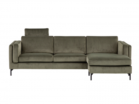 Coltar cu Sezlong Nordic Modular Personalizabil 289cm Cadru Lemn Masiv Stil Scandinav Tapiterie Stofa sau Piele [3]