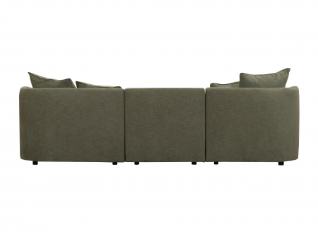 Coltar cu Sezlong Pebble Modular Personalizabil 276cm Cadru Lemn Masiv Tapiterie Stofa [8]