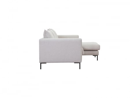 Coltar cu Sezlong TailorS Modular Personalizabil 271cm Cadru Lemn Masiv Stil Scandinav Tapiterie Stofa sau Piele [2]