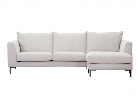 Coltare & Chaiselong - Coltar cu Sezlong TailorS Modular Personalizabil 271cm Cadru Lemn Masiv Stil Scandinav Tapiterie Stofa sau Piele