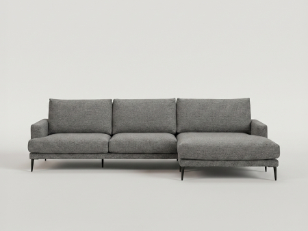 Vilmers - Coltar modular Daisy, personalizabil, 299x167cm, cadru lemn masiv, stil scandinav, tapiterie stofa