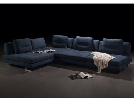 Coltar Ermes Modular Personalizabil 404x261cm Stil Contemporan Cadru Lemn Masiv Tapiterie Stofa sau Piele [9]