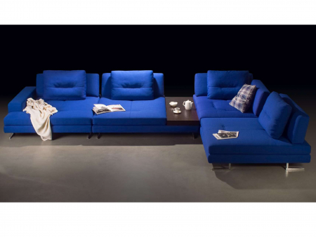 Coltar cu Sezlong si Masuta Ermes Modular Personalizabil 456x261cm Stil Contemporan Cadru Lemn Masiv Tapiterie Stofa sau Piele [27]