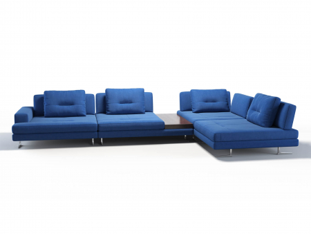 Coltar cu Sezlong si Masuta Ermes Modular Personalizabil 456x261cm Stil Contemporan Cadru Lemn Masiv Tapiterie Stofa sau Piele [13]