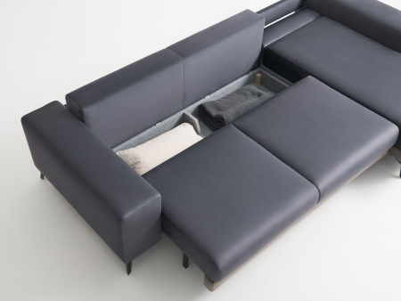 Coltar Extensibil cu Spatiu de Depozitare Blend, Personalizabil 275-315cm, Stil Contemporan, Tapiterie Stofa [15]