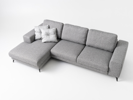 Coltar Extensibil cu Spatiu de Depozitare Blend, Personalizabil 275-315cm, Stil Contemporan, Tapiterie Stofa [25]