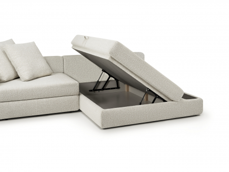 Coltar Extensibil cu Sezlong si Spatiu de Depozitare Bluebell Personalizabil 266cm Stil Contemporan Tapiterie Stofa [8]